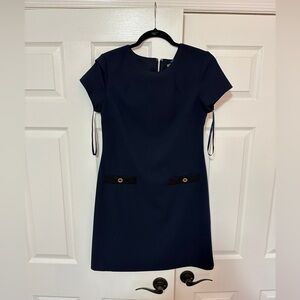 Tommy Hilfiger Navy/Indigo Sleeveless Mini Sheath Dress Size 8